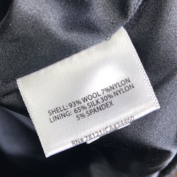 Eileen Fisher Tweed Wool Silk Pencil Skirt 2 - Picture 7 of 8